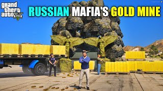 GTA 5 : MICHAEL FOUND RUSSIAN MAFIA'S GOLD MINE || BB GAMING