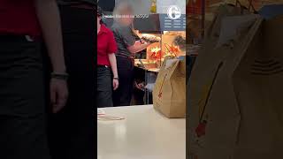 Customer shocked to see McDonald's worker drying mop at french fry hopper