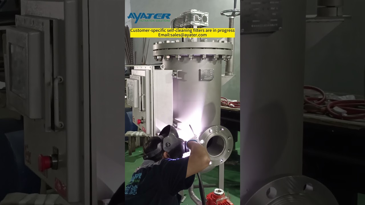 Customer-specific self-cleaning filters are in progress