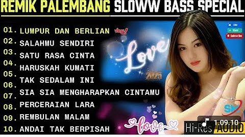REMIK PALEMBANG SLOWW BASS TERBARU || POP PILIHAN POPULER || PERCERAIAN LARA || POP SPESIAL 2025