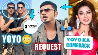 BIG REQUEST 🙏🏻 YO YO HONEY SINGH IS BACK WITH NAMOH 😱 URVASHI ON VIGDIYAN HEERAN 🔥