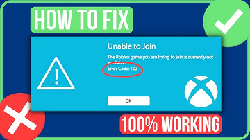 ROBLOX ERROR CODE 103 XBOX FIX | How to Fix Error Code 103 Roblox