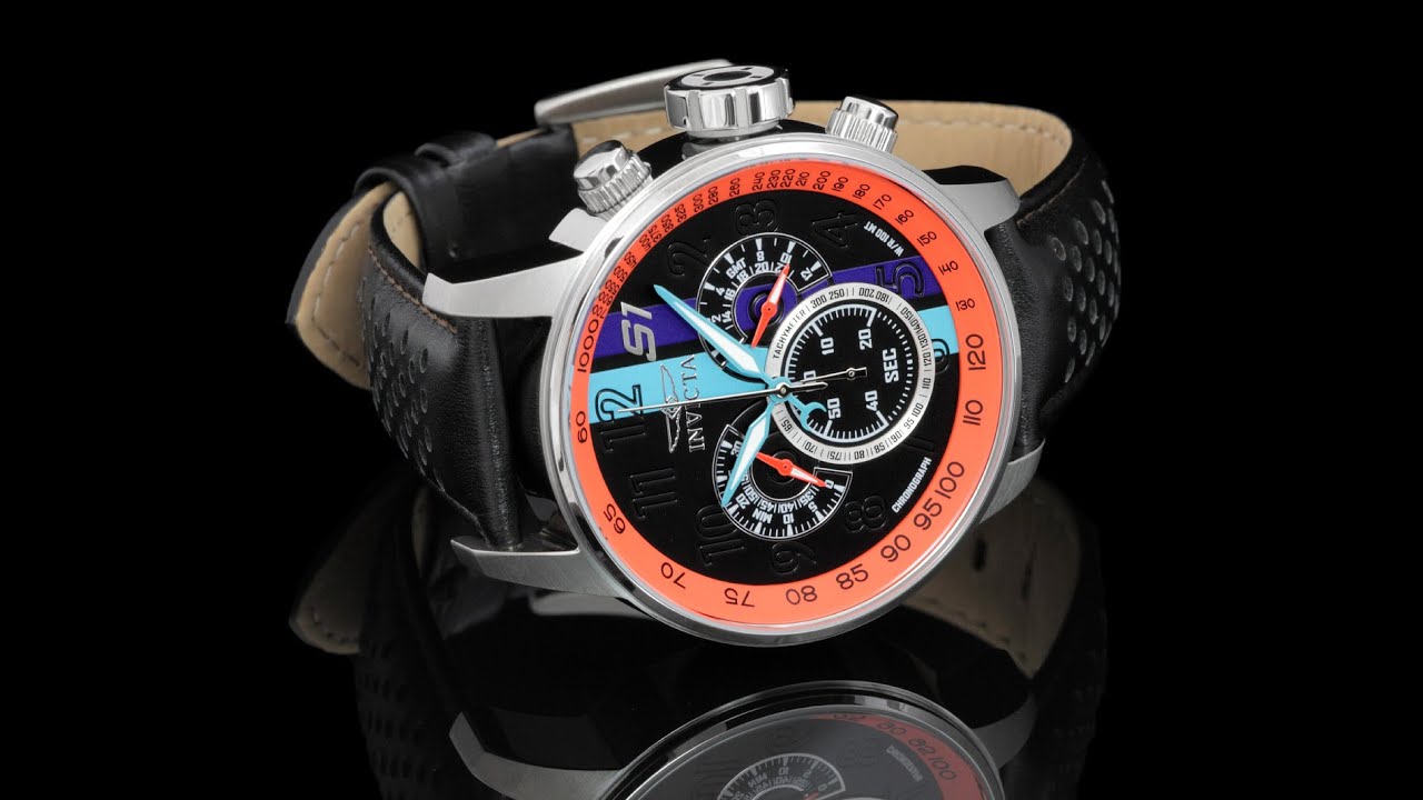 Invicta 19897 S1 Rally Chronograph Leather Strap Watch renato raquetes