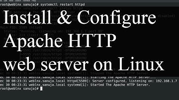 How to install Apache webserver in Linux | CentOS and Red Hat Enterprise Linux 8