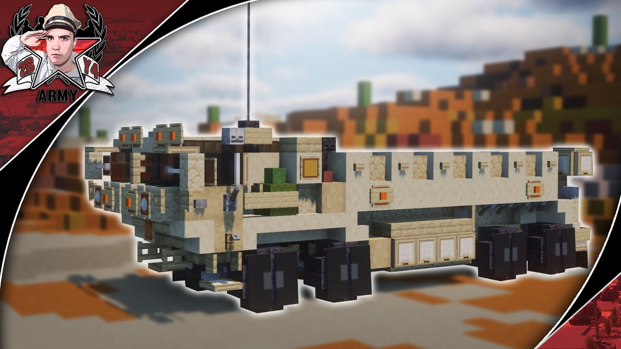 Minecraft: Modern M985 HEMTT | 8x8 Cargo Truck Tutorial