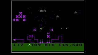 Atari 8-bit, Emulated, Survivor, Level 2, 367740 points