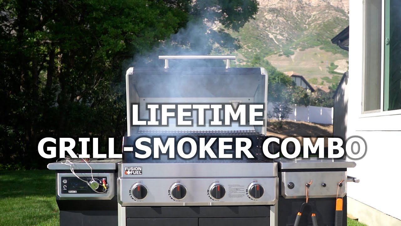 Lifetime Pellet Smoker and Grill Combo