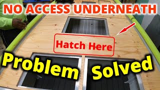 How To Measure & Cut Hatch Lids With No Access From Underneath