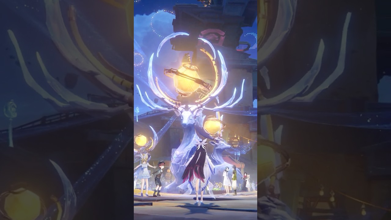 The moonlight will always find a way to connect us, night or day. #GenshinLunaIII #Columbina