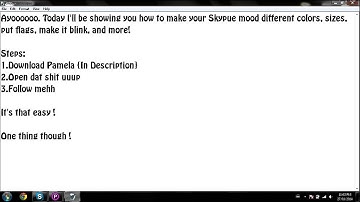 [Skype] Mood Editor {Blinking/Colors/Size}