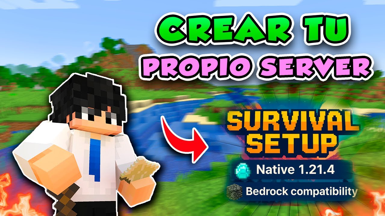 Con esto Podrás CREAR TU SERVIDOR MÁS RAPIDO🔥 Enhanced Survival Setup 1.21.4 ✅ Java y Bedrock