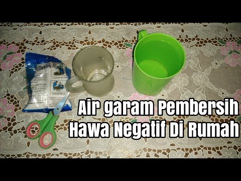 Beginilah Cara Membuat Air Garam Untuk Membersihkan Hawa Negatif Dalam Rumah