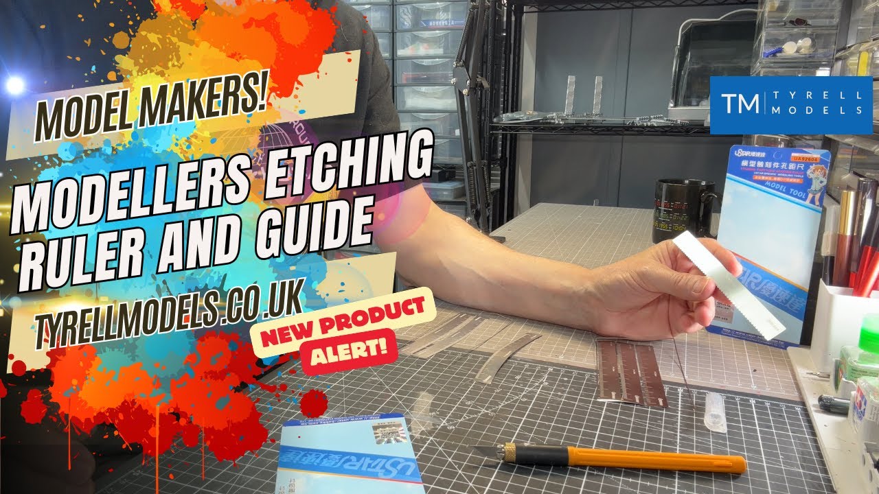 Ustar Modellers Etching Ruler and Guide - YouTube