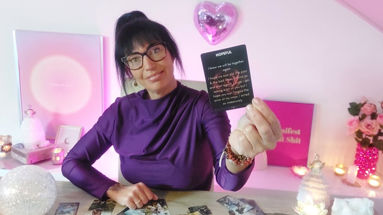 💌Hij hoopt het verleden achter te kunnen laten...