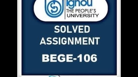Bege 106 solved assignment 19-20