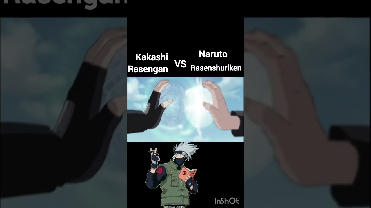 Kakashi Rasengan vs Naruto Rasenshuriken 👿☠️🔥 