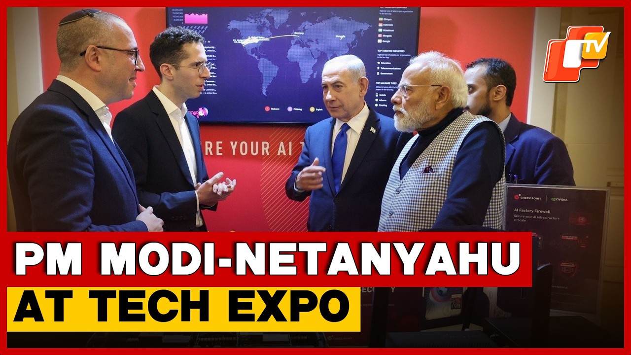 PM Modi, Israeli PM Netanyahu Attend Technology And Innovations Exhibition Together