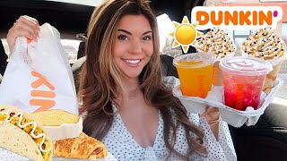 Dunkin Donuts NEW Spring Items! *breakfast tacos?!*