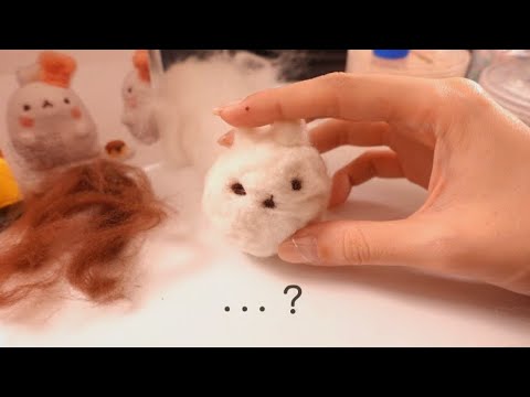 【ASMR】ささやきでひとりごとしながらかわいいうさぎつくるだけ。