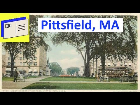 Carte ancienne de Pittsfield, MA 1946 - Vintage Pittsfield