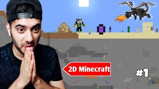 Beating Minecraft, But the World is 2D #1