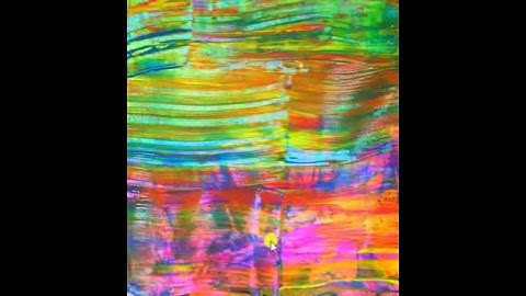 Crafts for learning, sensory and motor skills: Push and Pull Art