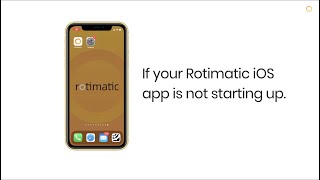 Rotimatic - iOS app launch issue screenshot 1