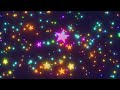 Flying Through Neon Stars ✨🌈 | 8 Hours Colorful Space Background (No Sound)