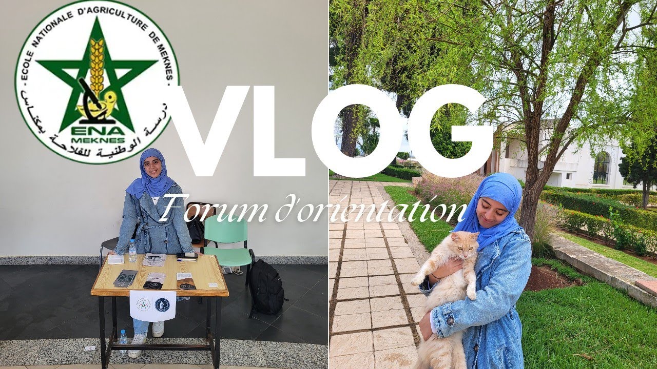 Première fois à représenter mon institut 💙 | Journée d’orientation à Enam Meknès