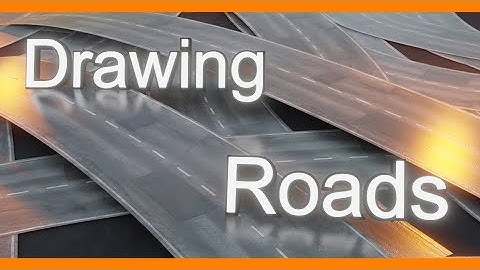 Drawing Roads in Blender 3.2 Geometrynodes (mini tutorial)