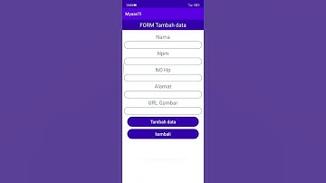 Aplikasi Crud sederhana menggunakan FIREBASE DATABASE