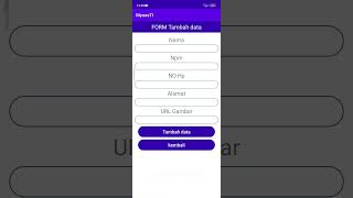 Aplikasi Crud sederhana menggunakan FIREBASE DATABASE
