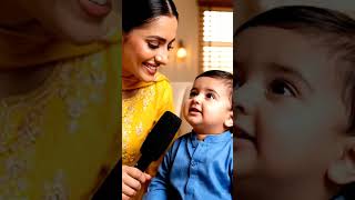 بیٹا آپ اپنے رشتہ داروں کے دیکھ کے مسکراتے کیوں رہتے ہوں