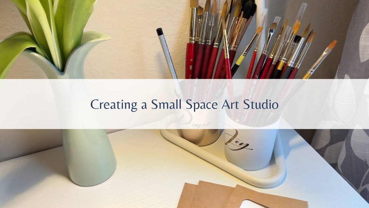 How to Organize Art Supplies in and Around Your Studio Space •