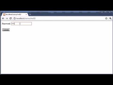 Beginner PHP Tutorial   96   MD5 Encryption Part 1 flv