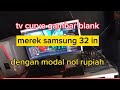 Tv samsung curve blank layar melengkung