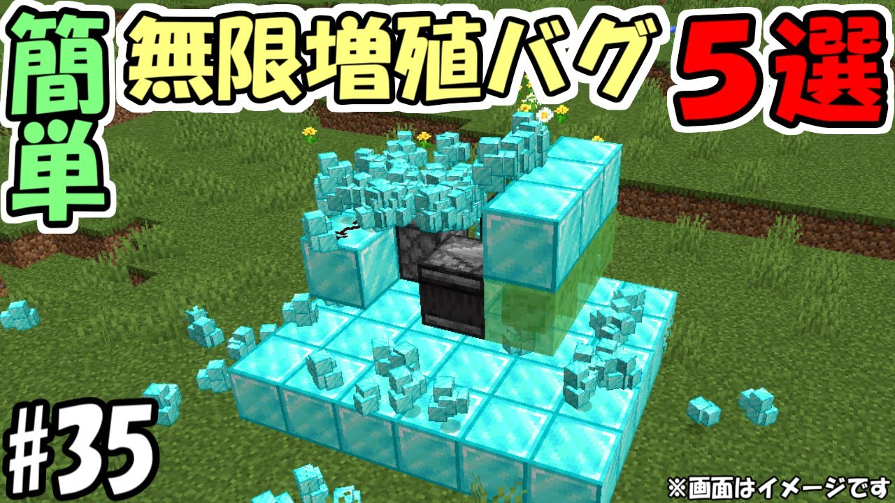 マインクラフト 35 最新版 1 18でも使える無限増殖バグ５選 マイクラ ふたクラ22 Youtube