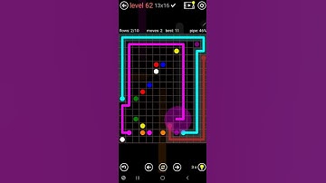 How To Solve Flow Free Jumbo Rectangle Pack Level 62 13x16 Board Walk Through Solution Walkthrough