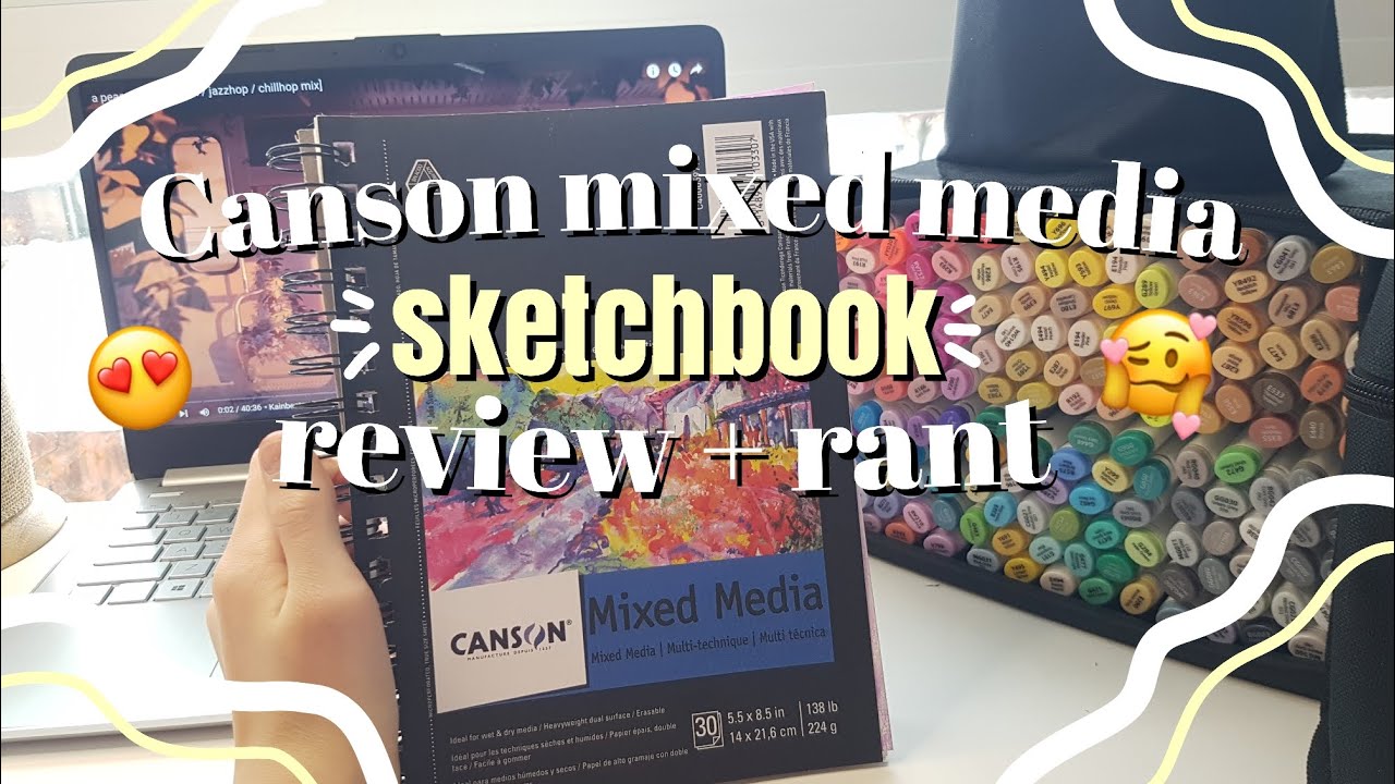 Better than ohuhu?! Canson Mixed Media sketchbook review + first