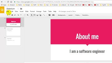 How to convert the file to pdf format in Google slides
