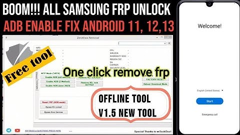 Samsung FRP Bypass With New FRP Tool 2023 Android 11/12/13 //ADB Enable Fail fix ✅