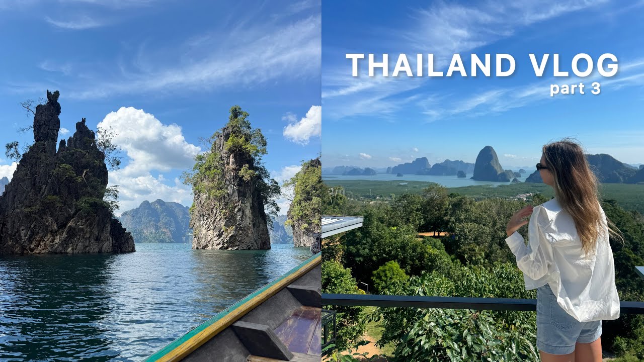 PHUKET vlog | part 3 | Samet Nangshe Viewpoint, Khao Sok Cheow Lan lake