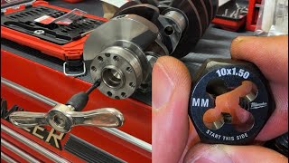 How to use a tap and die set Milwaukee 49-22-5603 & 49-22-5604