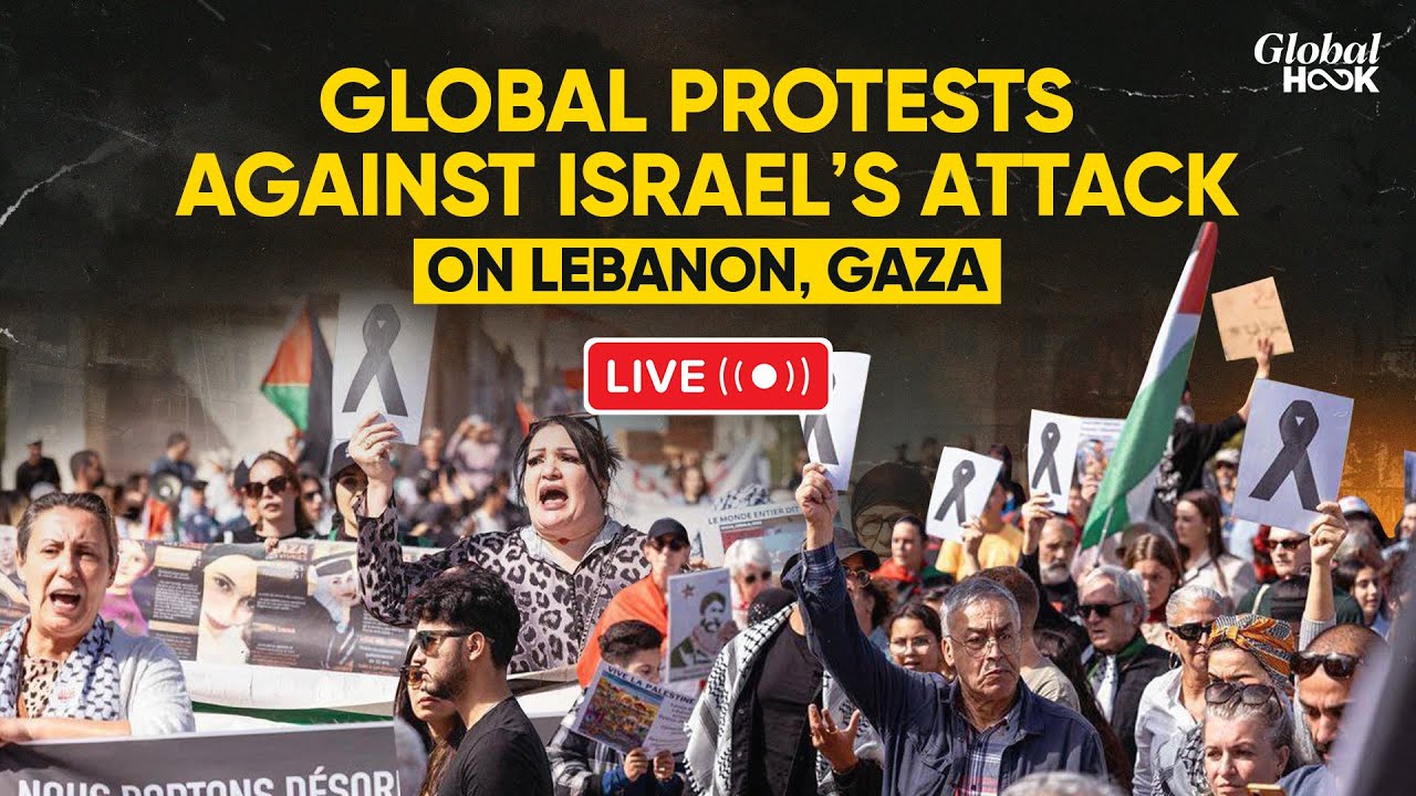 'Hands off Lebanon', 'Free Palestine': Global Protests Against Israel's War On Lebanon, Gaza | LIVE