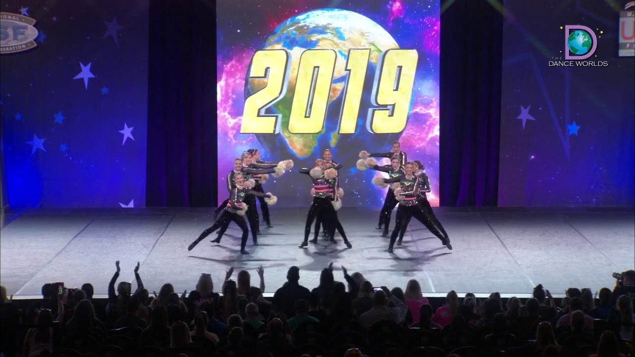 Champion Dance & Cheer All Stars - Black (Scotland) [Open Pom - Finals]