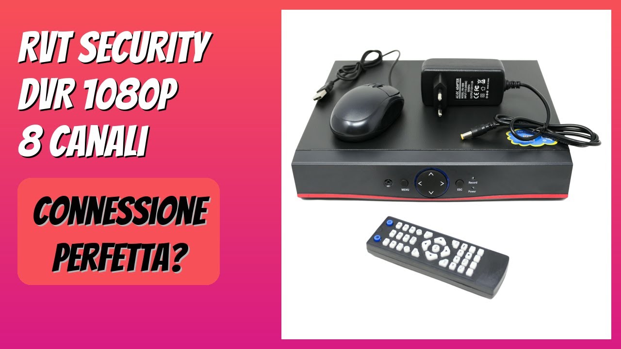 RECENSIONE (2026) : RVT SECURITY DVR 1080P 8 Canali. DETTAGLI
