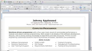 How to Make a Computer Programmer Resume | Samples