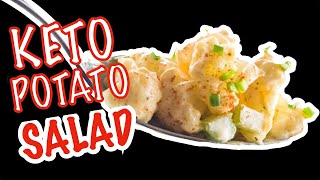 Keto Potato Salad Low carb cauliflower salad Mock Low Carb Potato Salad Recipe