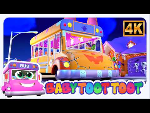 Wheels on the Bus | Halloween Special Nursery Rhymes for Kids