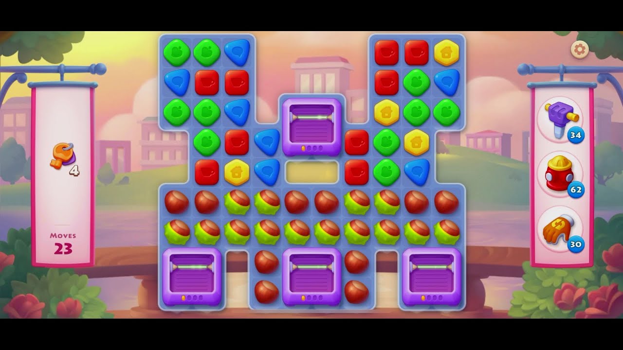 TOWNSHIP  mini event Match -3  game level # 735